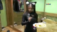 Мариана в латексном костюме кошки соблазнила Блюменкранца