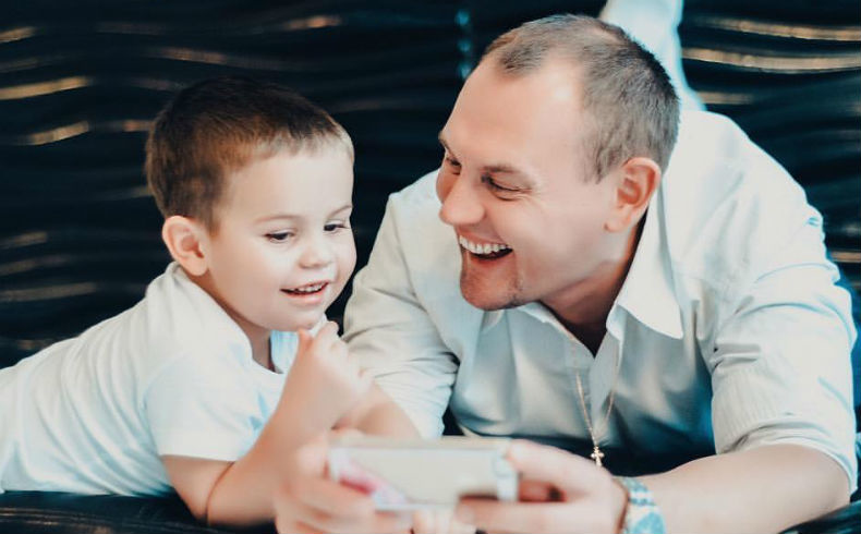Степан Меньщиков с сыном Ваней Фото: «ВКонтакте» 