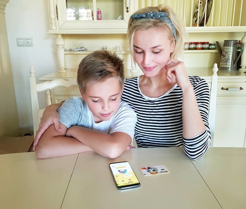 Полина Гагарина со старшим сыном Андреем Фото: «Инстаграм» 