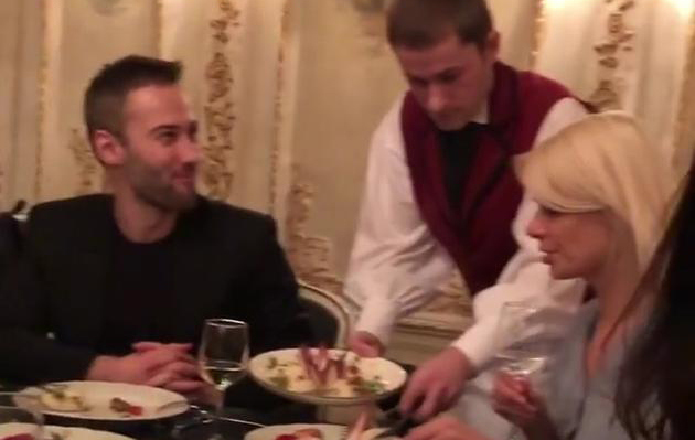 Дмитрий Шепелев и его спутница на ужине у Анны Нетребкой и Юсифа Эйвазова ​Фото: «Инстаграм»  
