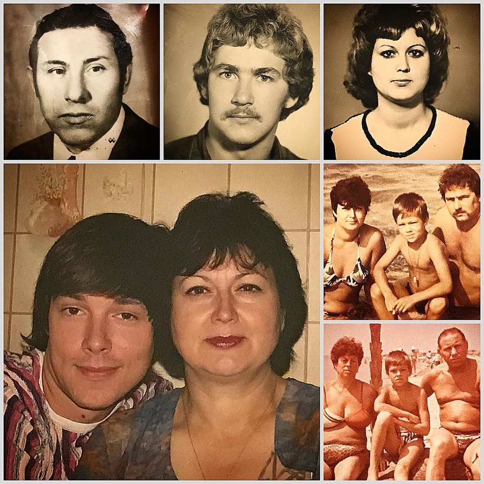 Андрей Чуев с родителями ​Фото: «Инстаграм» 