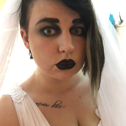 Саша Черно в образе невесты стала объектом нападок в Сети Фото: «Инстаграм»  