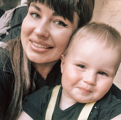 Елена Степунина с сыном Матвеем. В конце осени малышу исполнится два года ​Фото: «Инстаграм»  