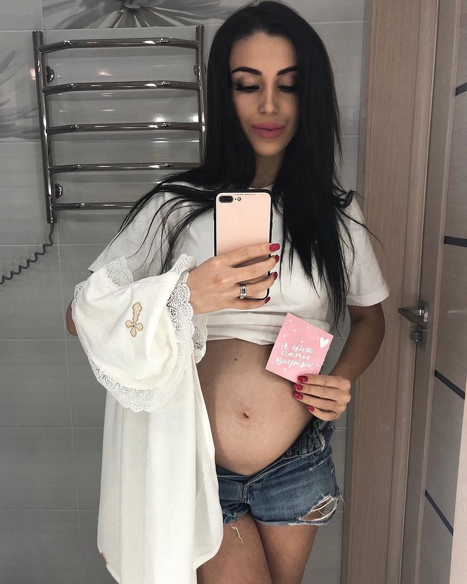 Дана Николенко на восьмом месяце беременности ​Фото: «Инстаграм» 