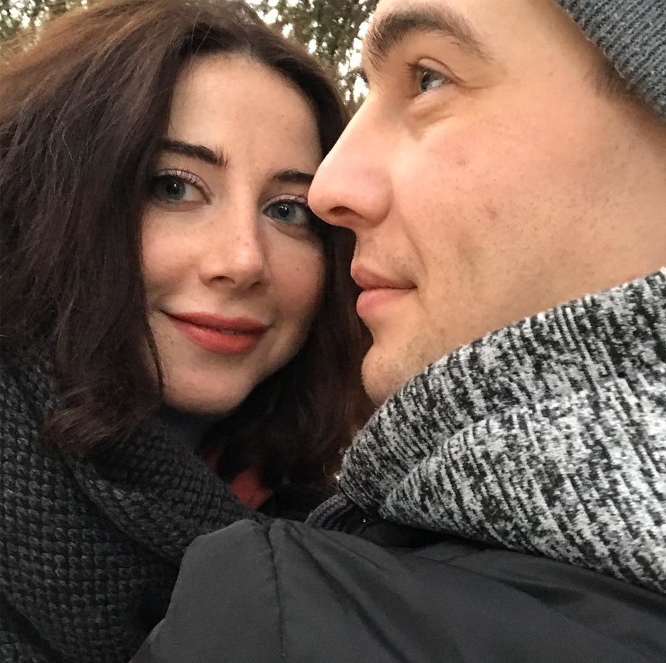 Олеся Лисовская и её муж ​Фото: «Инстаграм»  