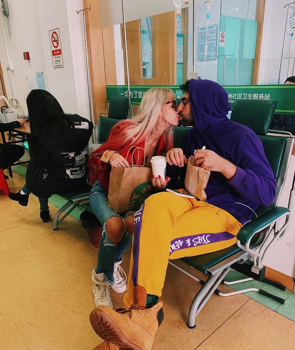 Лиза навещала Лёшу в больнице, когда тот болел ​Фото: «Инстаграм»  