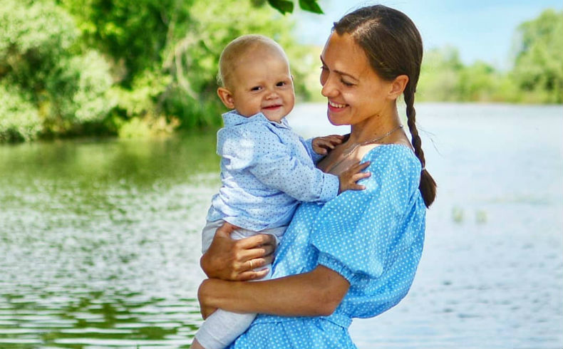 Маша Круглыхина с сыном Илюшей ​Фото: «Инстаграм» 