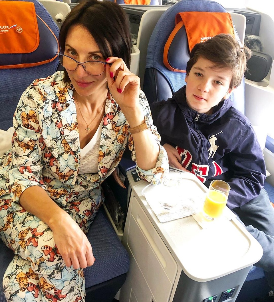 Алика Смехова с младшим сыном Макаром ​Фото: «Инстаграм»  