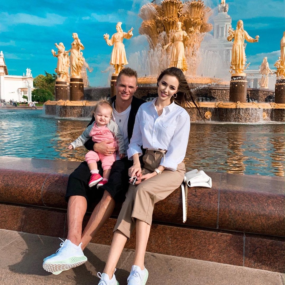 Дмитрий и Анастасия счастливы стать родителями вскоре после недавнего появления на свет дочери Миланы Фото: «Инстаграм» 