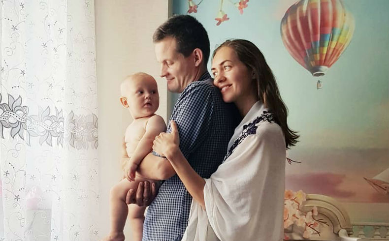 Маша Круглыхина с мужем Мишей и сыном&nbsp; Фото: «Инстаграм» 