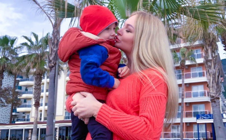 Даша Пынзарь с сыном Давидом&nbsp; ​Фото: «Инстаграм» 