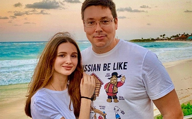Андрей Чуев и его жена Виктория ​Фото: «Инстаграм»  