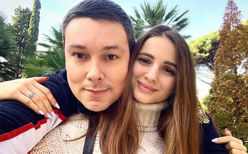 Андрей Чуев и его жена Виктория ​Фото: «Инстаграм»  