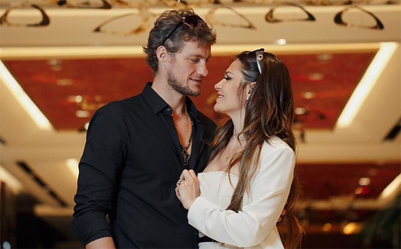 Саша Задойнов и его невеста Ксения ​Фото: «Инстаграм»  