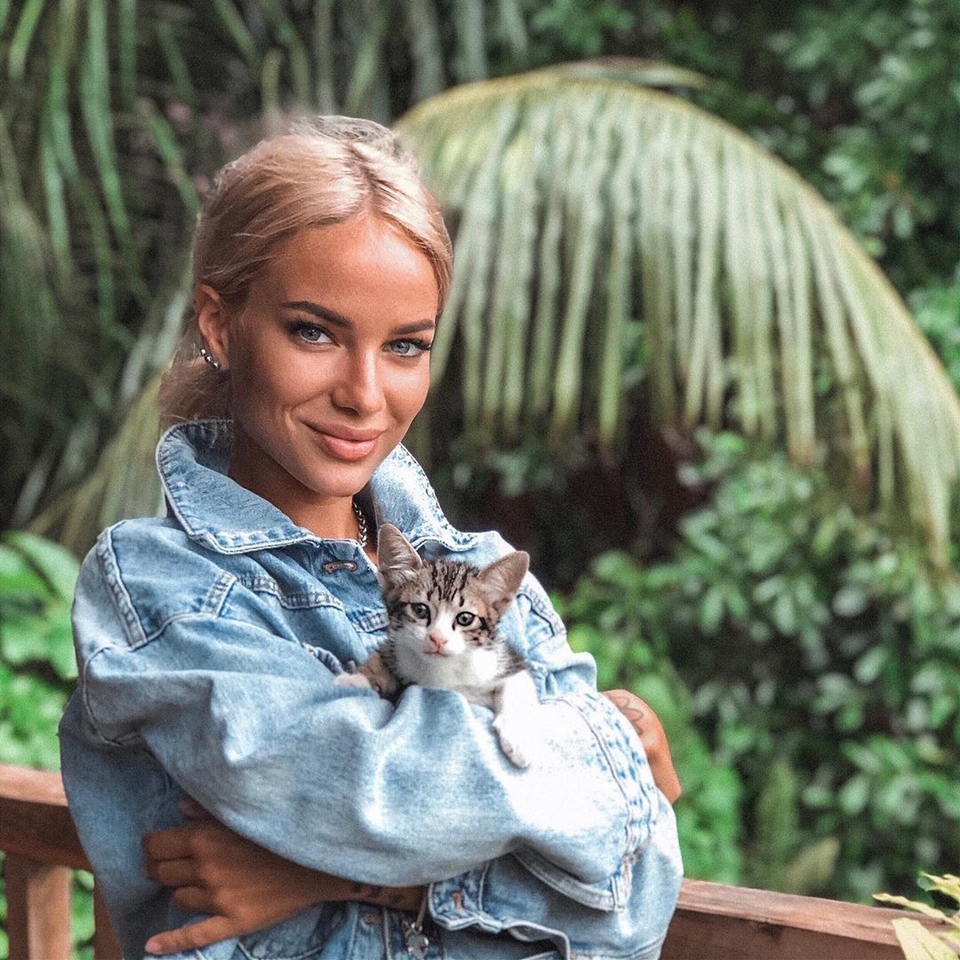 Юля назвала котёнка Евой Фото: «Инстаграм»