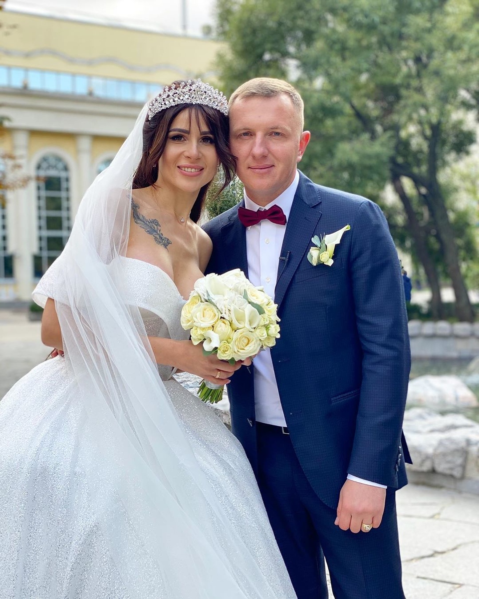 Настя и Илья в день своей свадьбы ​Фото: «Инстаграм»  
