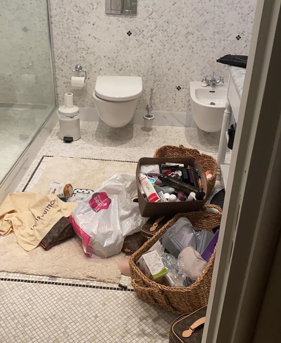 Воры обчистили даже ванную комнату ​Фото: «Инстаграм»  